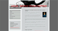 Desktop Screenshot of angelbrowntranscription.com